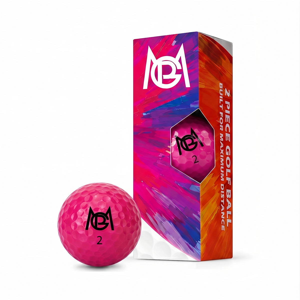 Distance Golf Balls#Pink