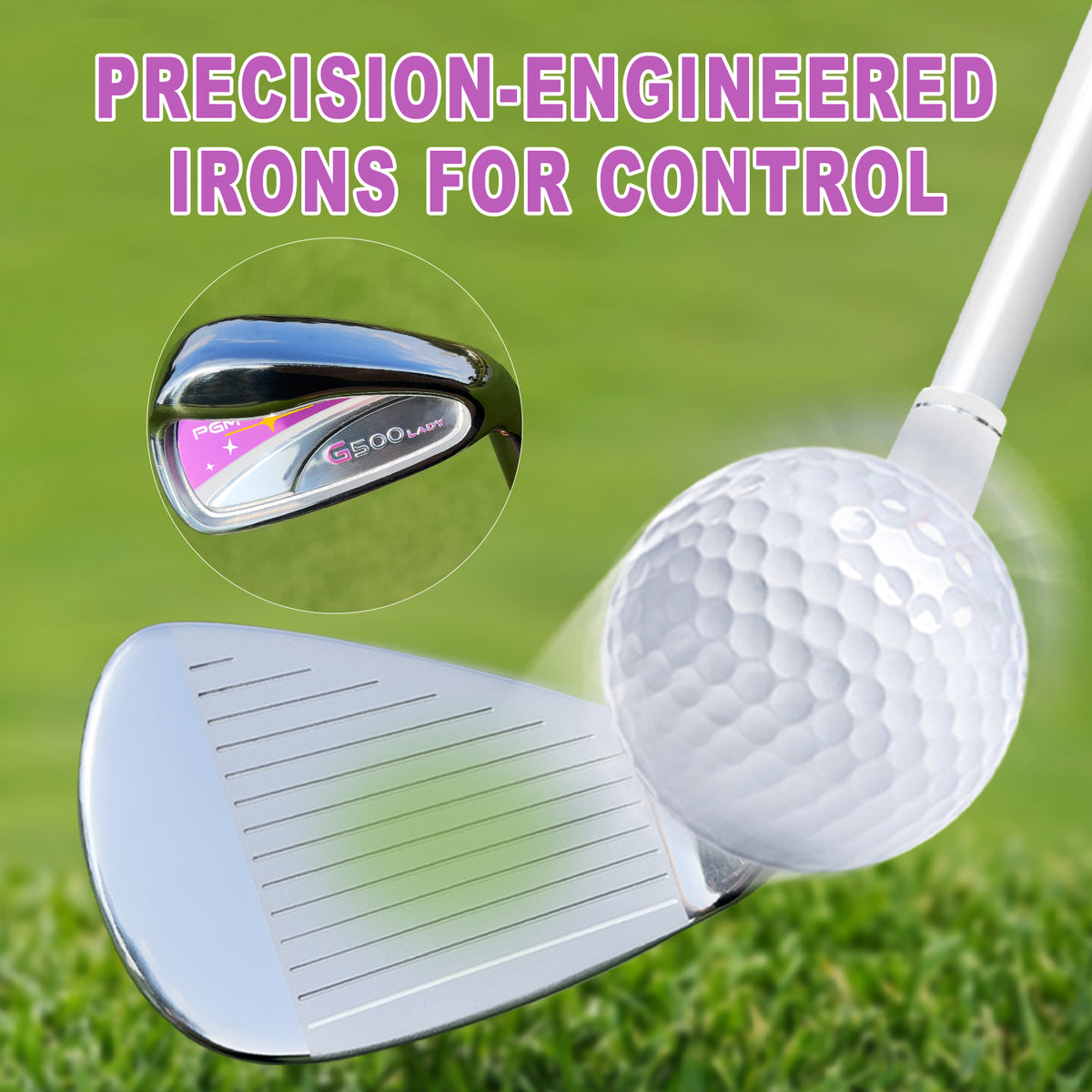 G500 Women's Golf Clubs Full Set#Purple