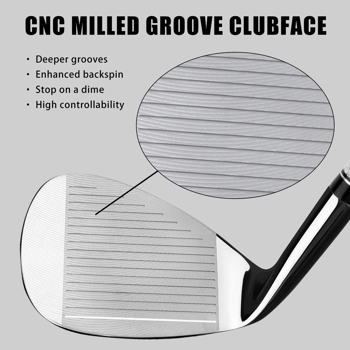X-Large Golf Wedges for Men & Women - 56/60 Degree#Silver