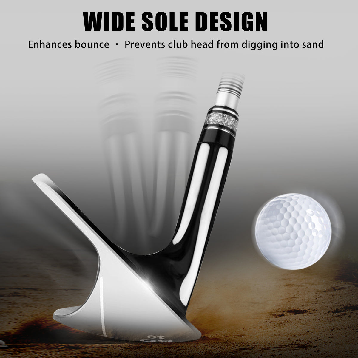 X-Large Golf Wedges for Men & Women - 56/60 Degree#Silver