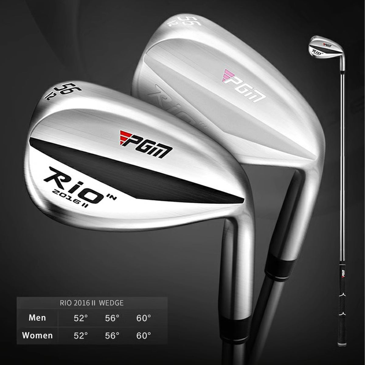 RIO Golf Wedge for Men&Women - 52/56/60 Degree