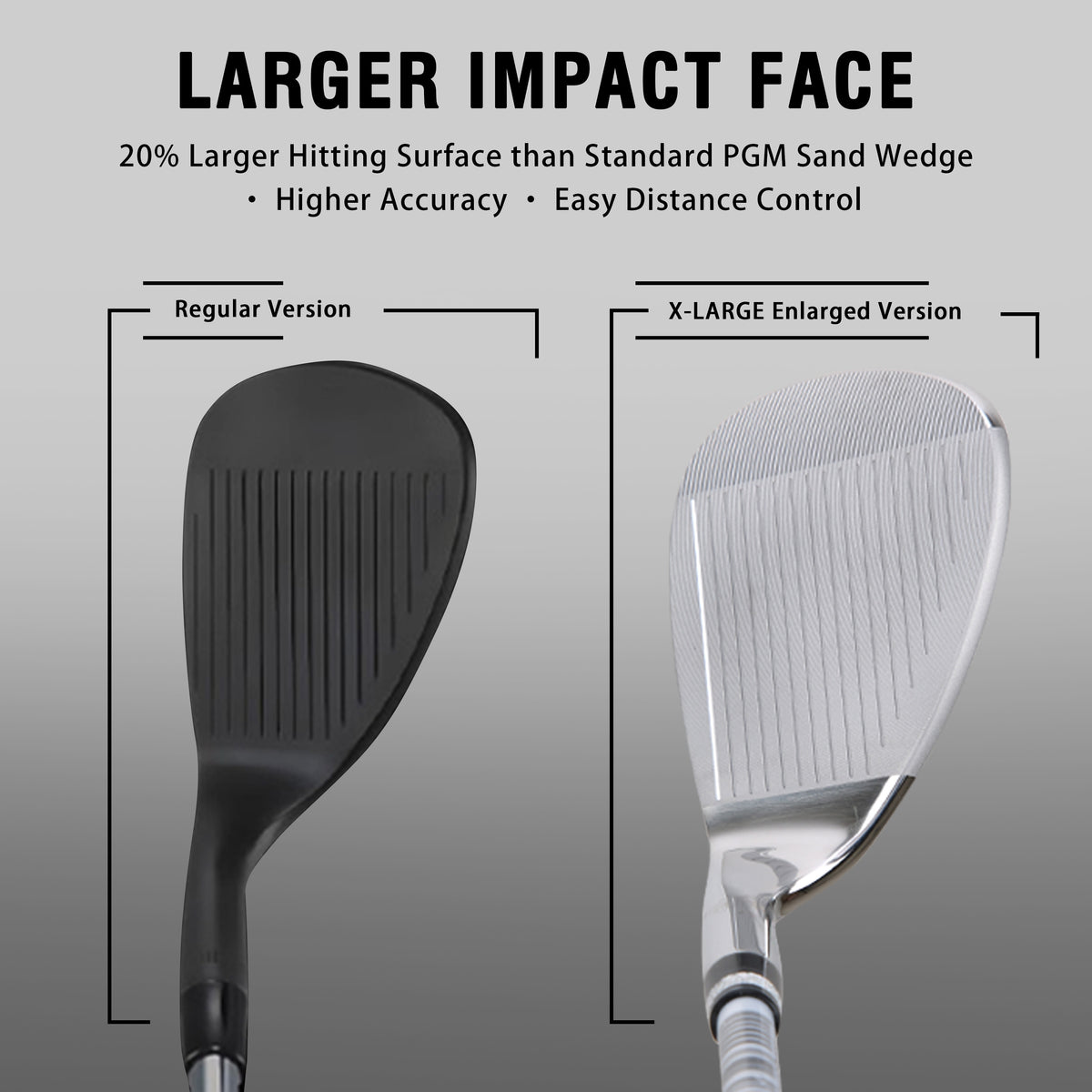X-Large Golf Wedges for Men & Women - 56/60 Degree#Silver