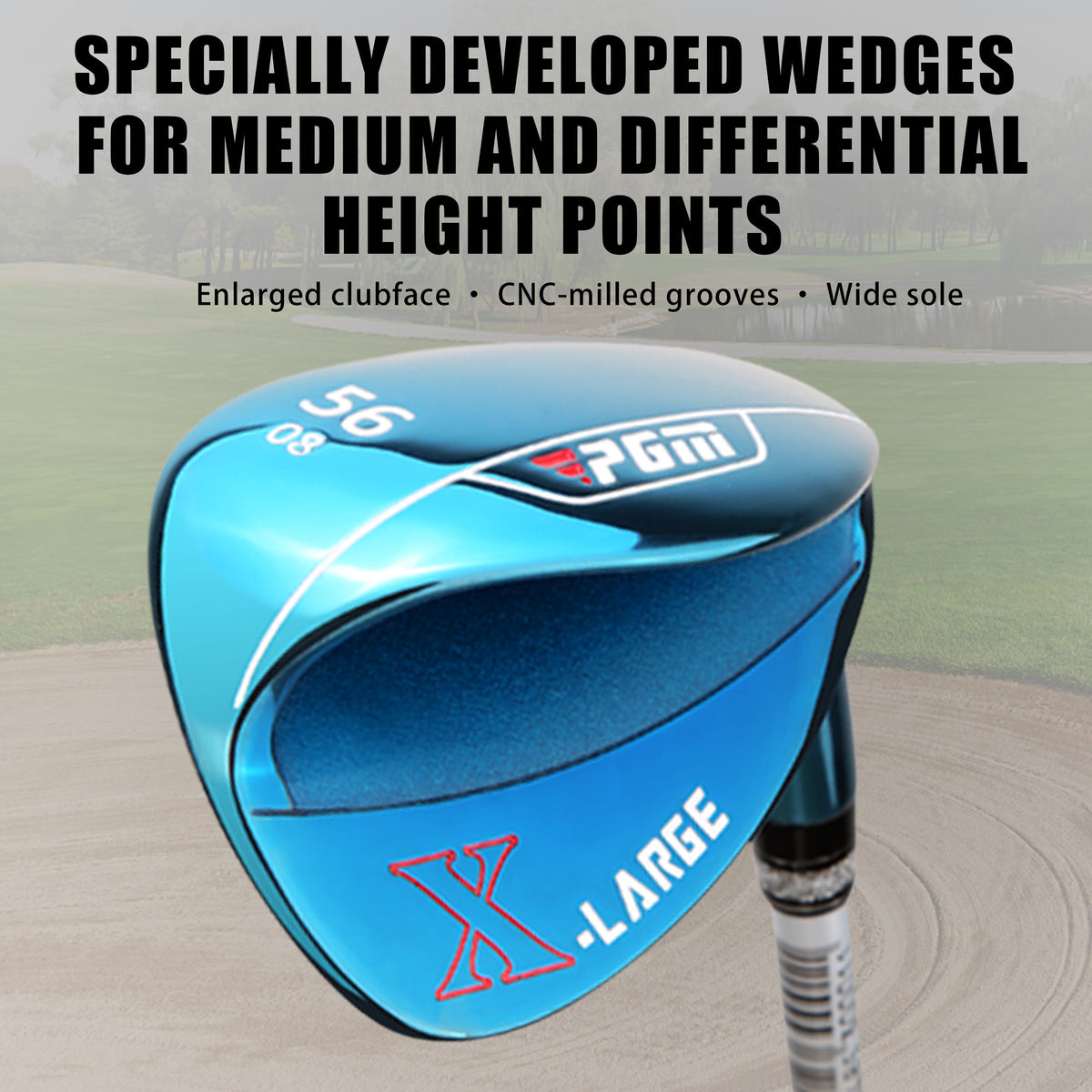 X-Large Golf Wedges for Men & Women - 56/60 Degree#Blue