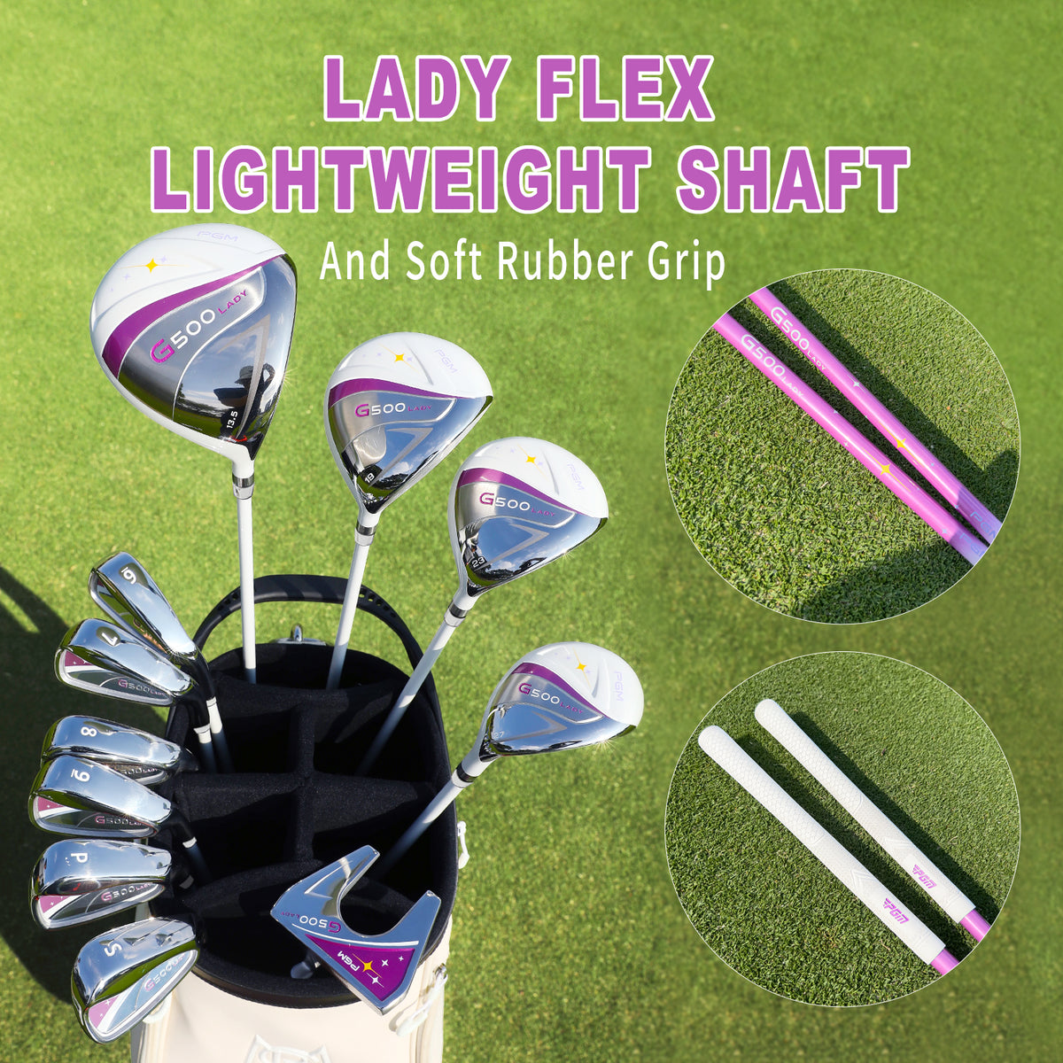 G500 Women's Golf Clubs Full Set#Purple