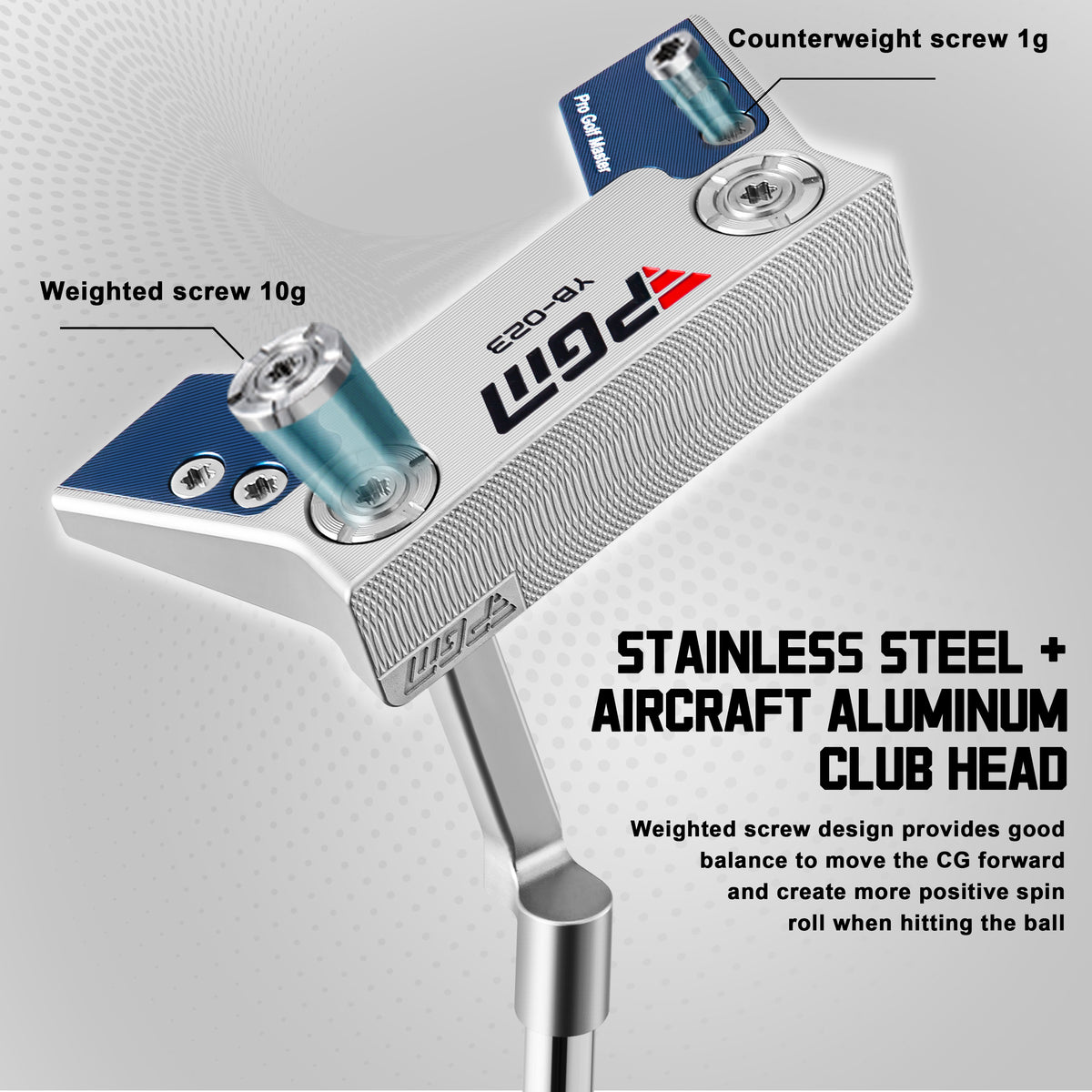 YB-023 Golf Putter with Headcover