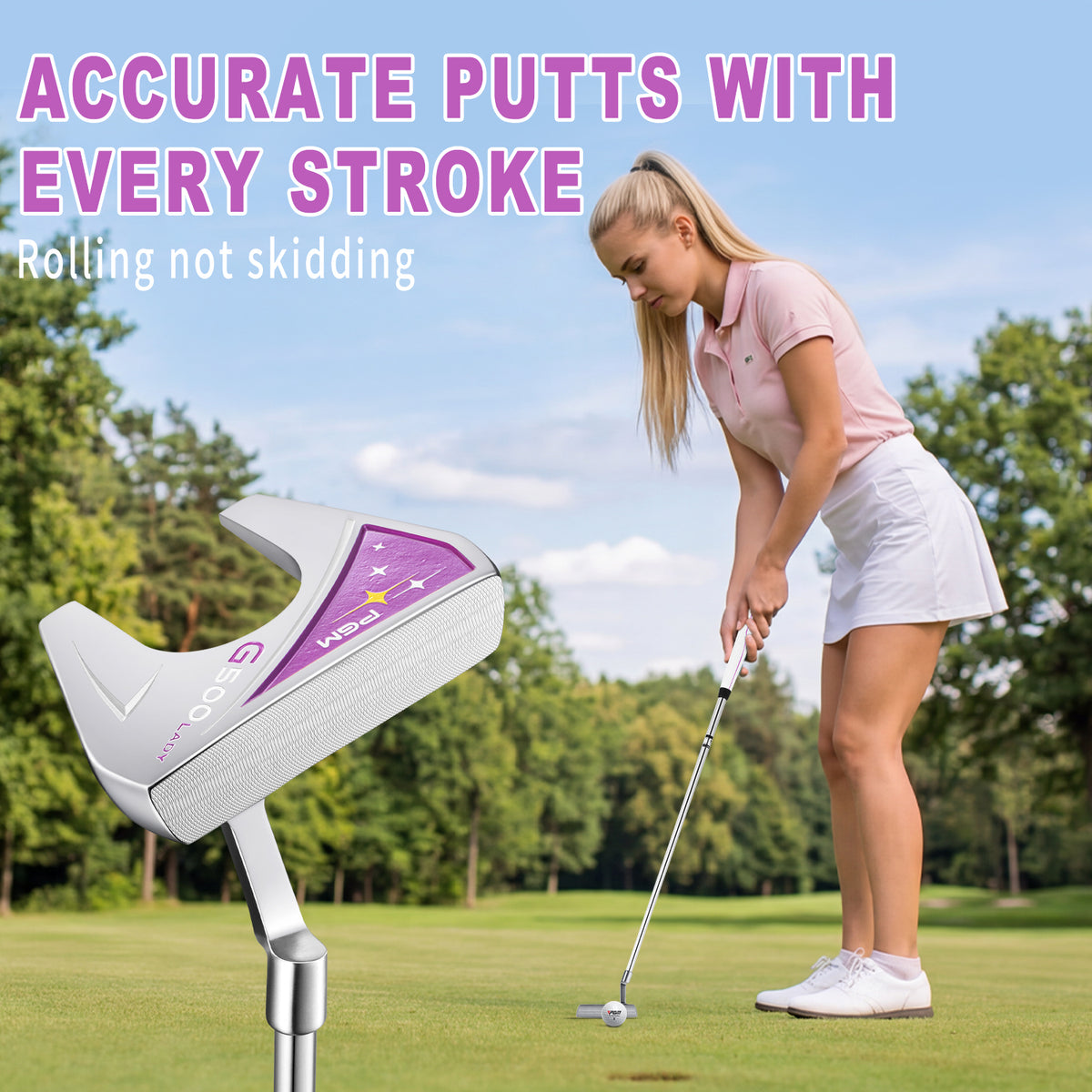 G500 Women's Golf Clubs Full Set#Purple