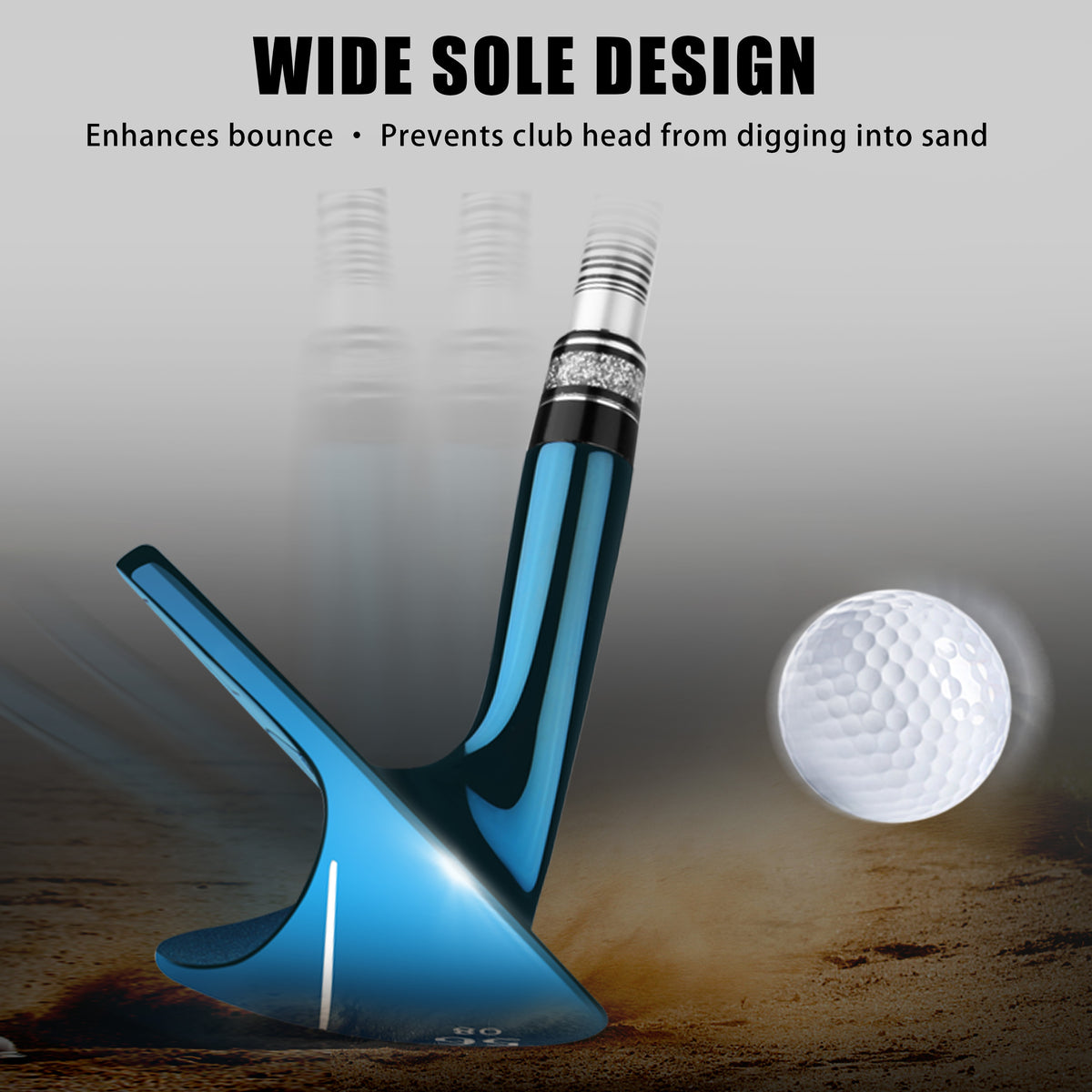 X-Large Golf Wedges for Men & Women - 56/60 Degree#Blue