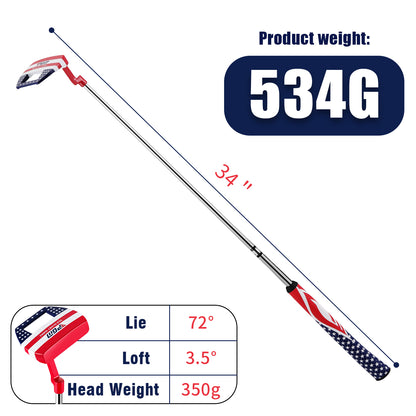 Old Glory Mallet Golf Putter