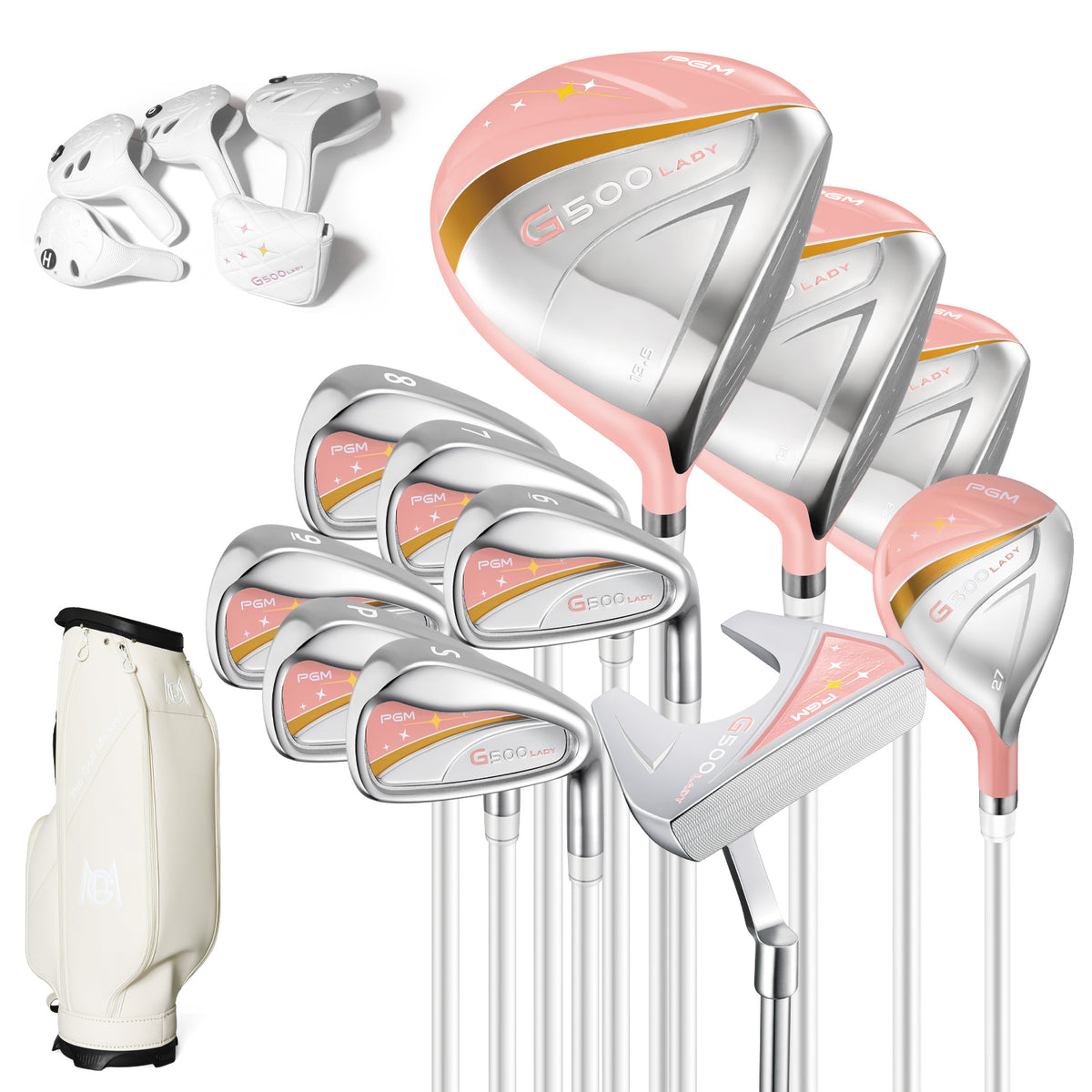 G500 Women's Golf Clubs Full Set#Pink