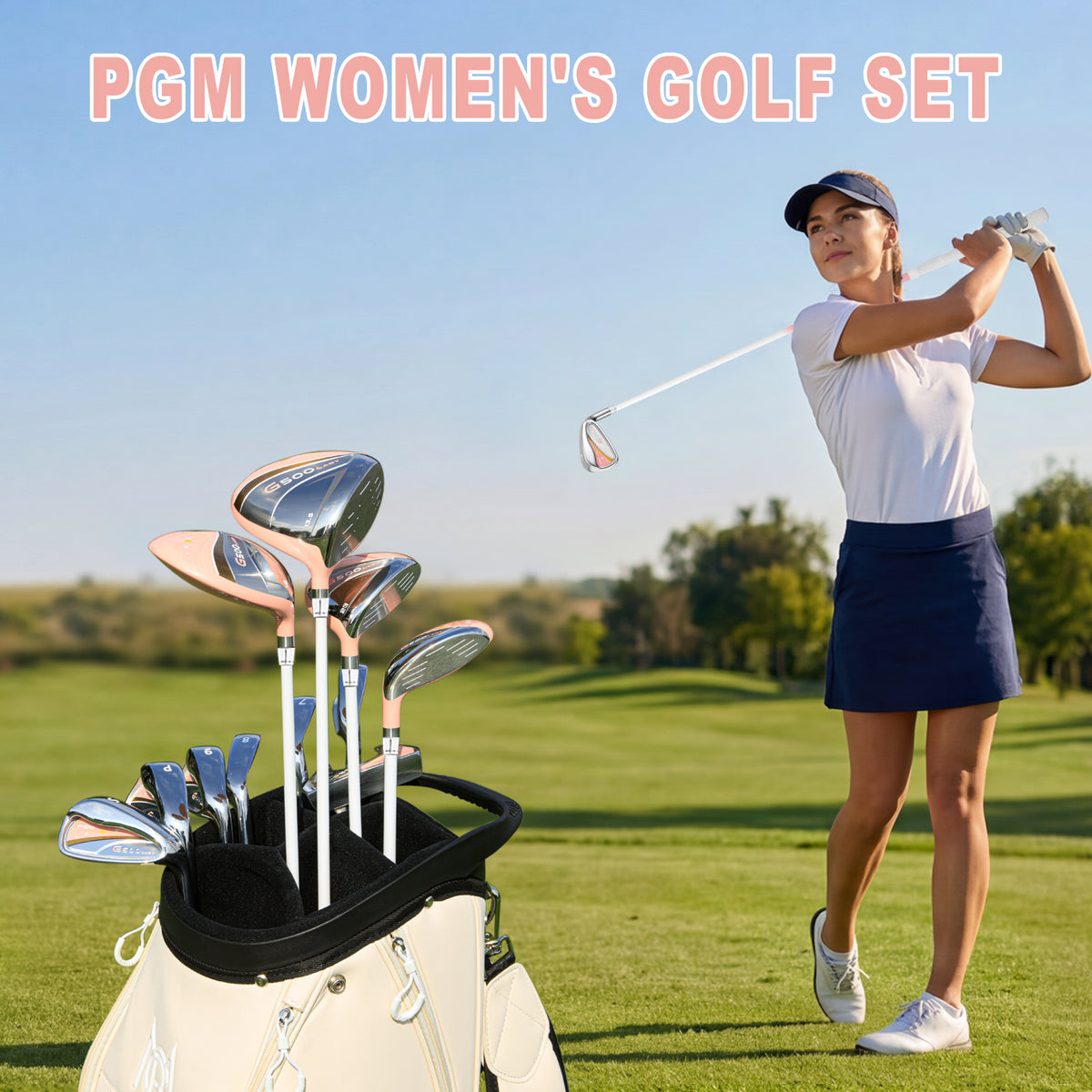 G500 Women's Golf Clubs Full Set#Pink