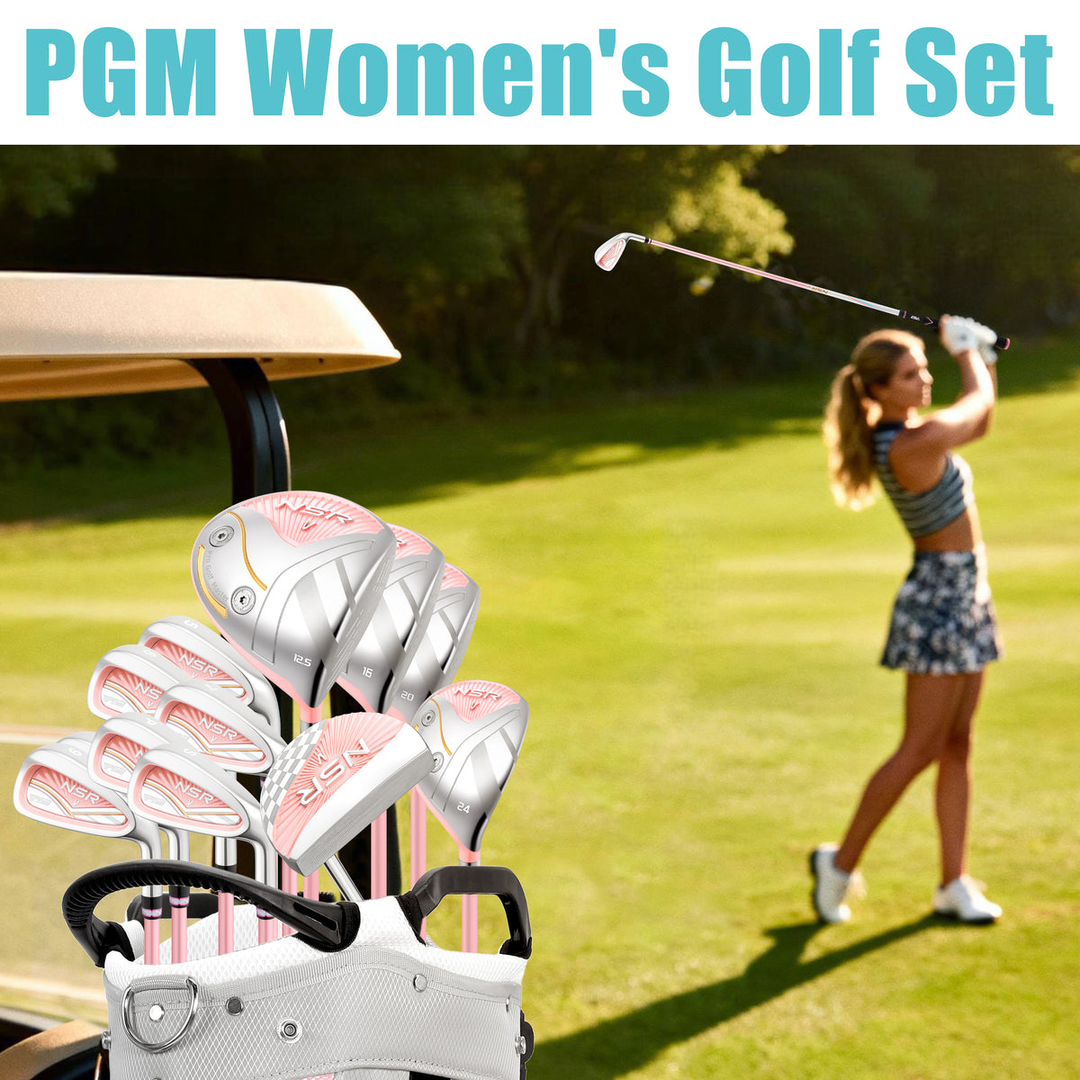 NSR 5 Women's Golf Club Full Set#Pink