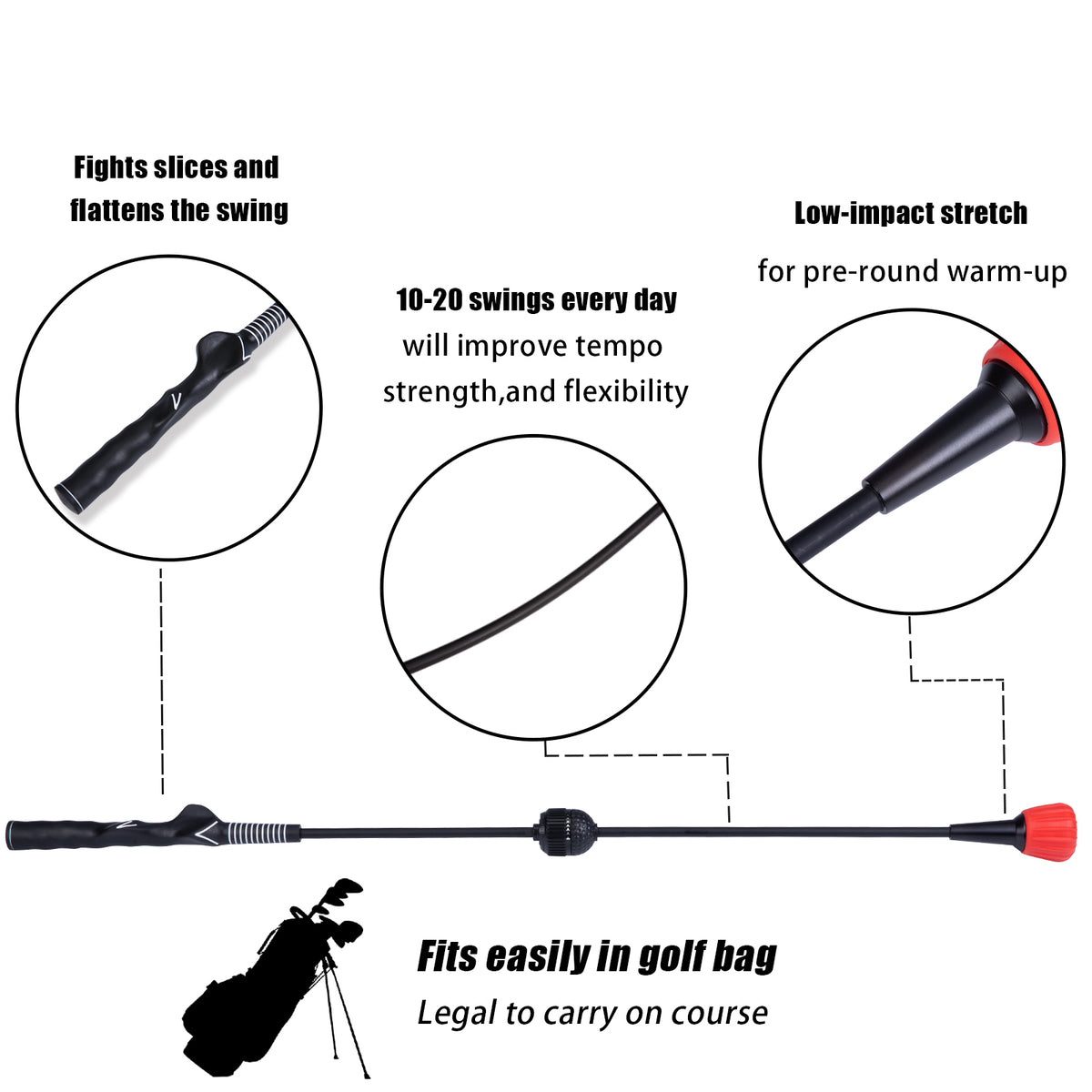 Golf Swing Trainer Aid -2.0