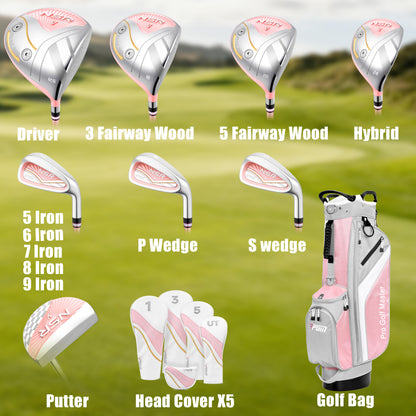 NSR 5 Women's Golf Club Full Set#Pink