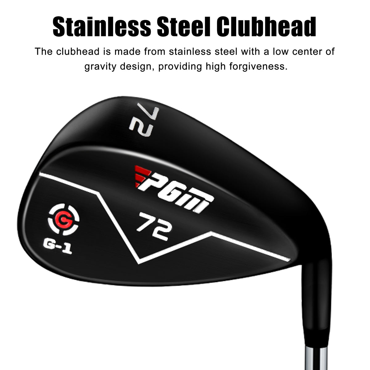 G-1  72 Degrees Premium Sand Wedge#Black