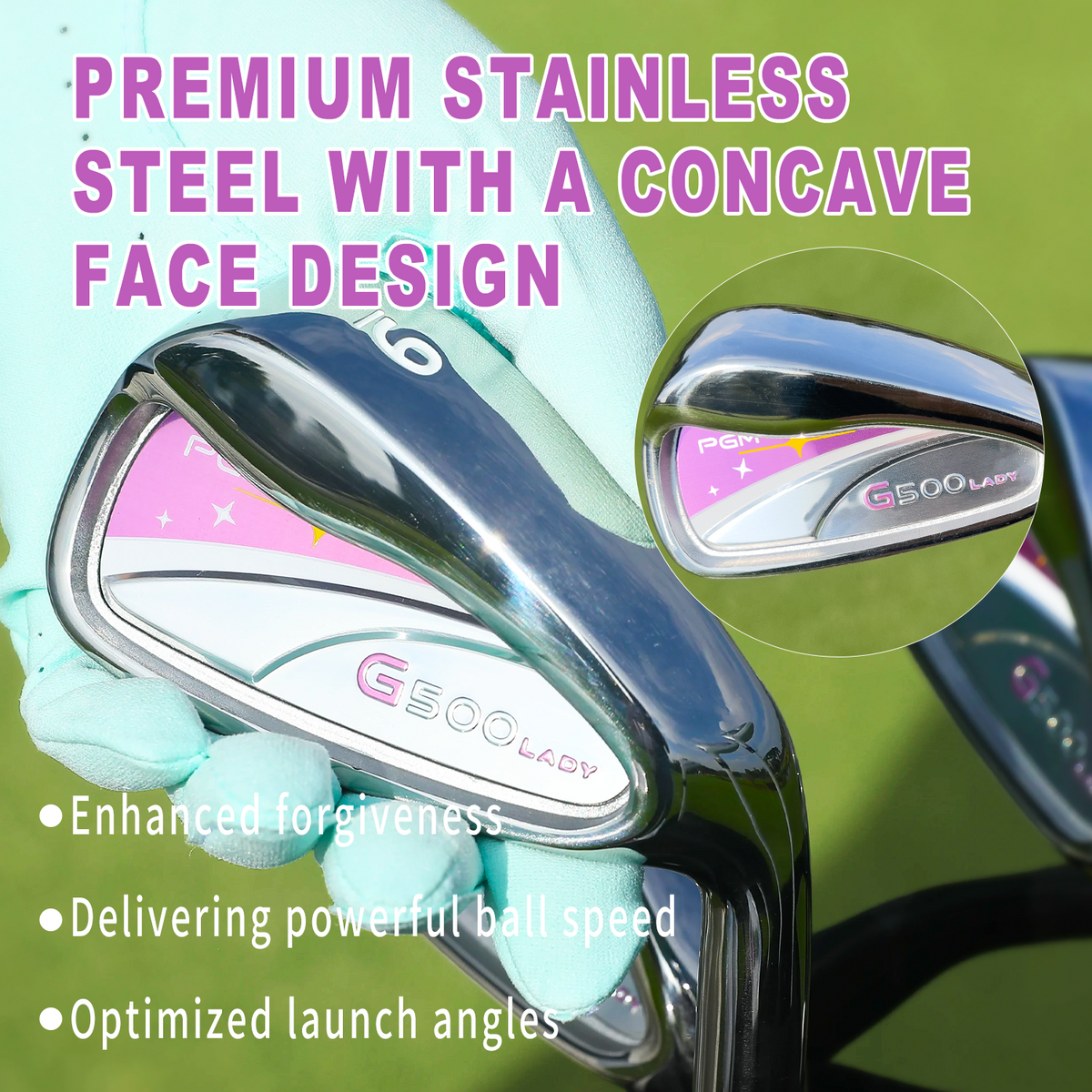 G500 Women's Golf Clubs Full Set#Purple