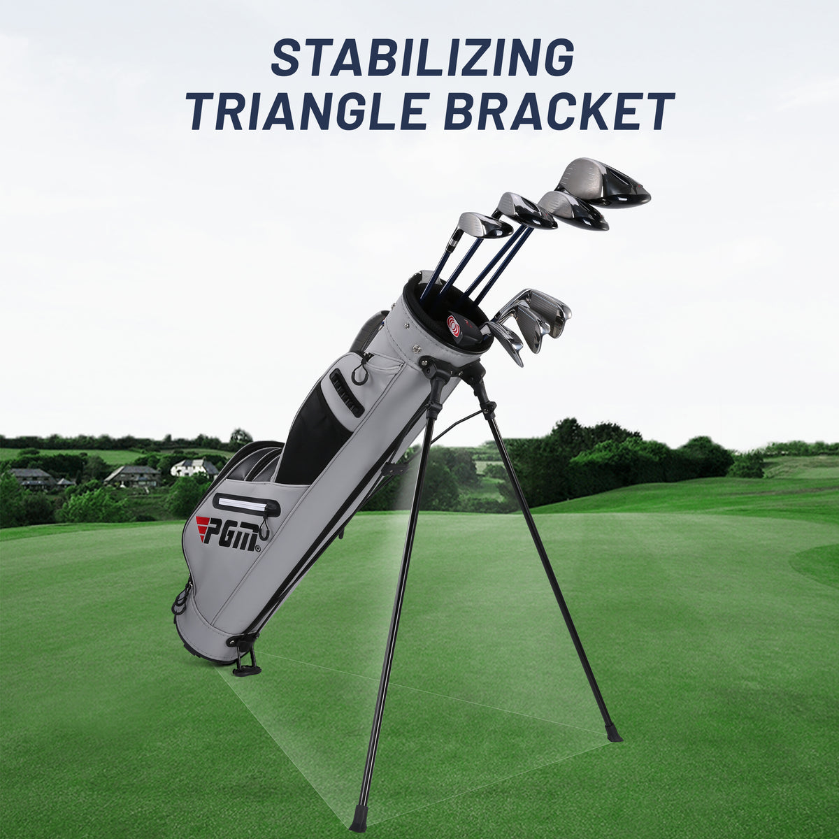 Sunday Golf Stand Bag for Men & Women#Grey