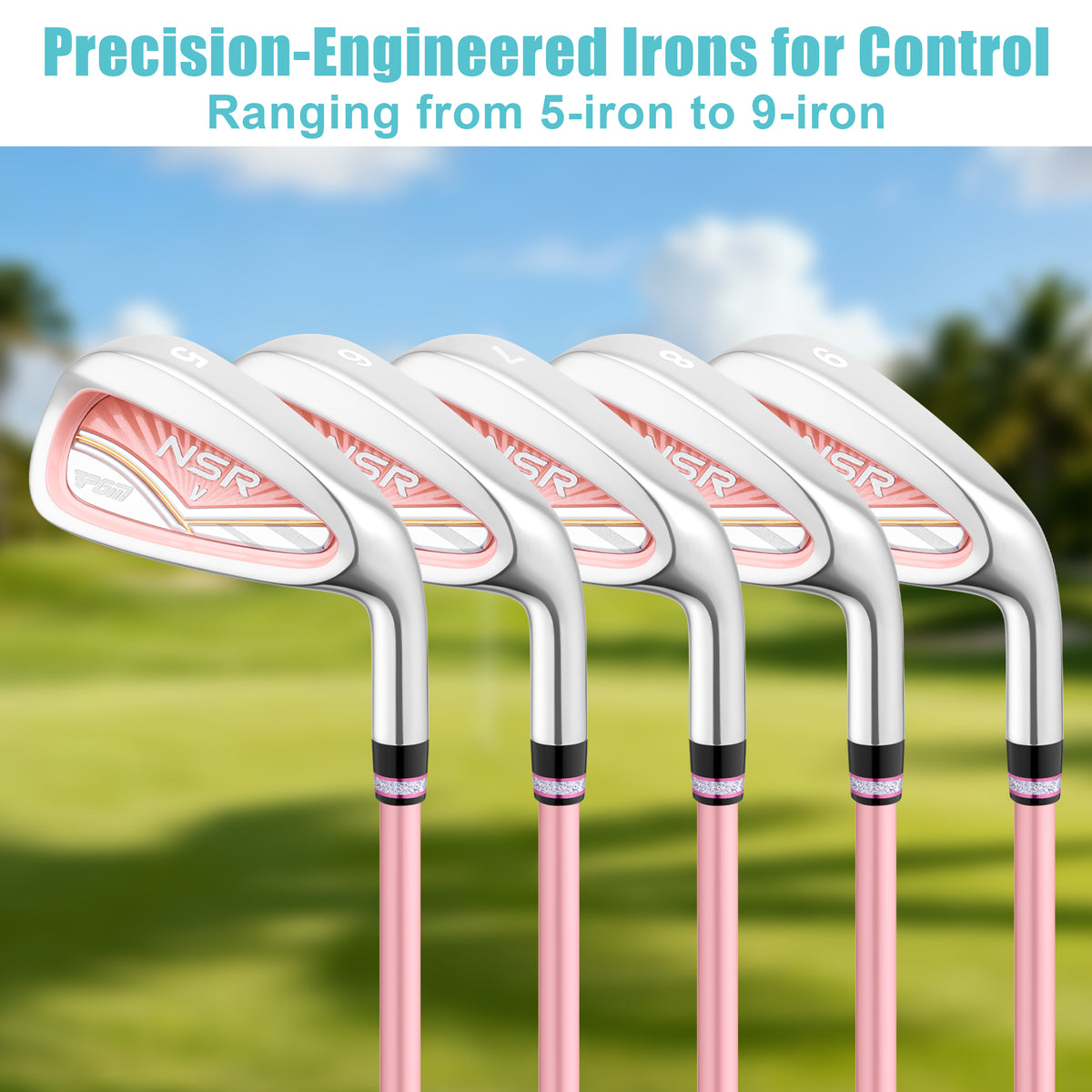 NSR 5 Women's Golf Club Full Set#Pink