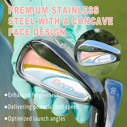 G500 Women's Golf Clubs Full Set#Pink