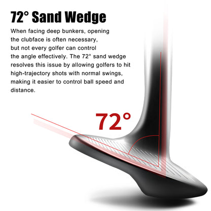 G-1  72 Degrees Premium Sand Wedge#Silver