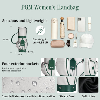 PGM Women Versatile Crossbody and Handbag for Work and Casual Outings#Grey