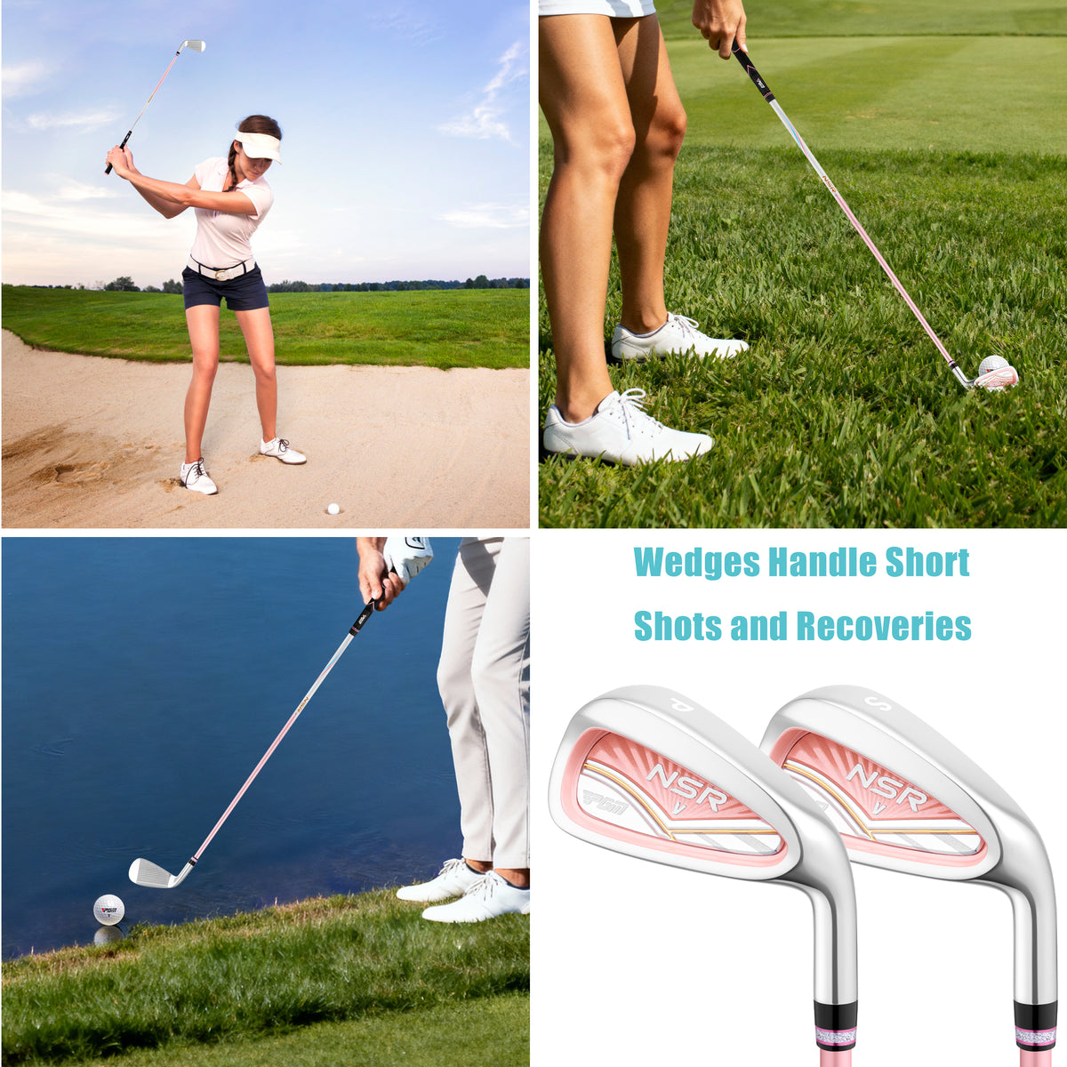 NSR 5 Women's Golf Club Full Set#Pink