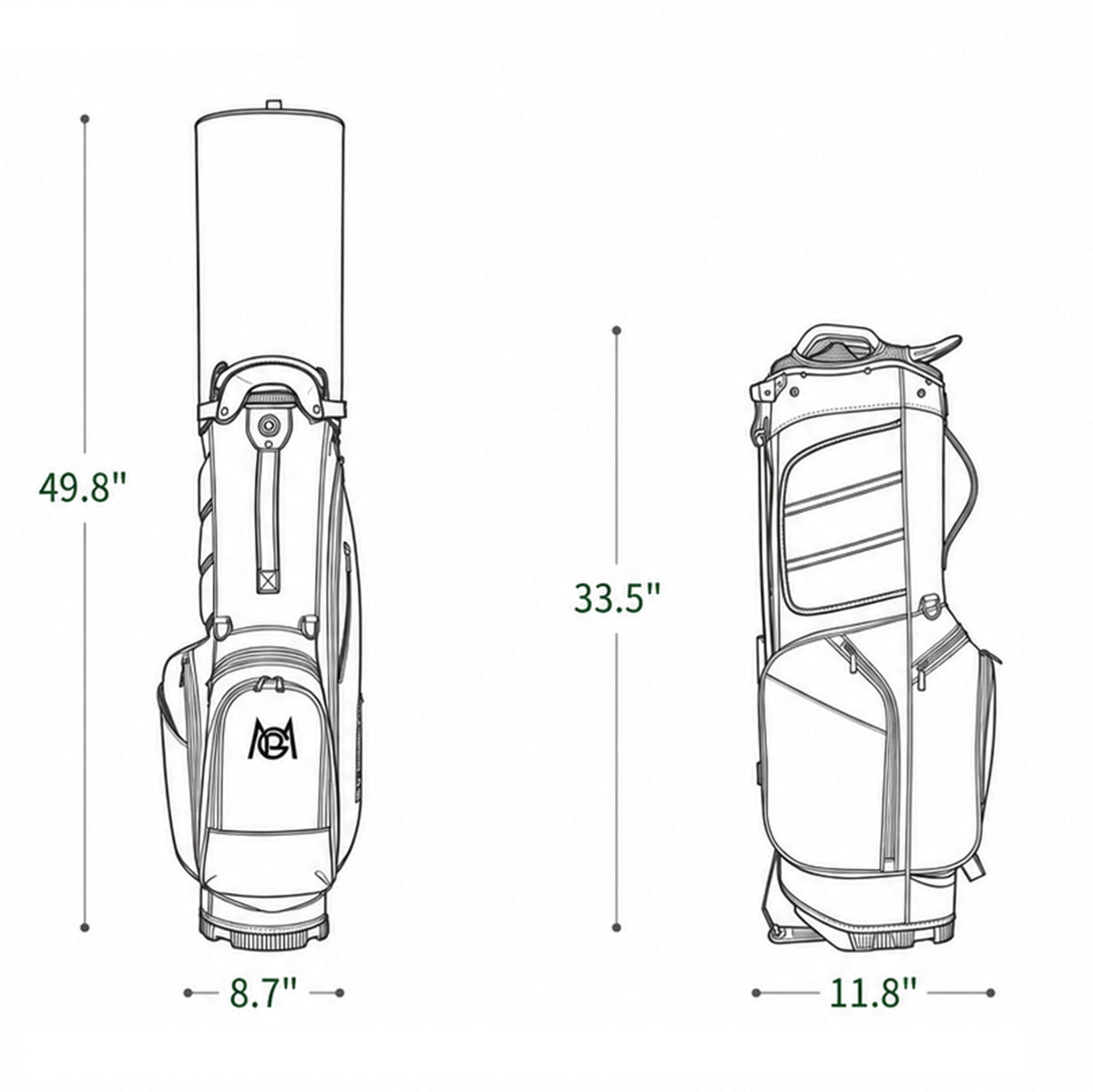 Ultra-Light Golf Stand Bag