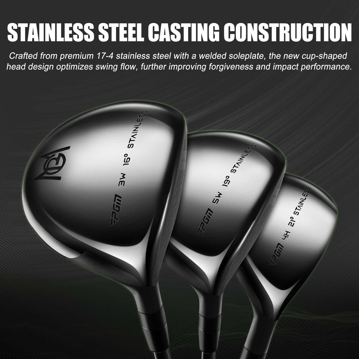 Black Shadow Series Men’s Golf Club Set