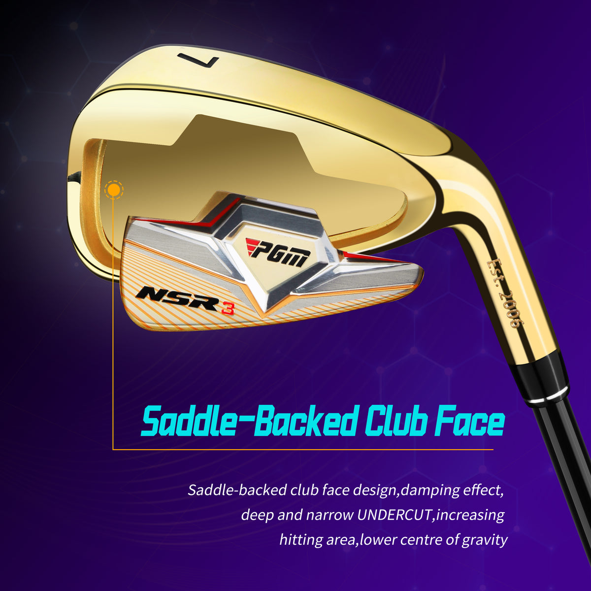NSR III Golf Irons Set 5-SW#Gold