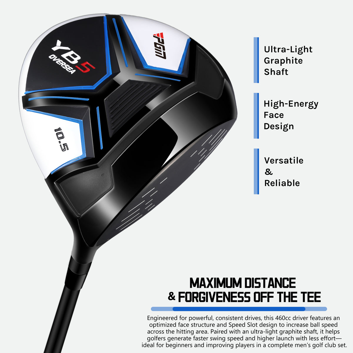 YB5 Men's Complete Golf Club Set