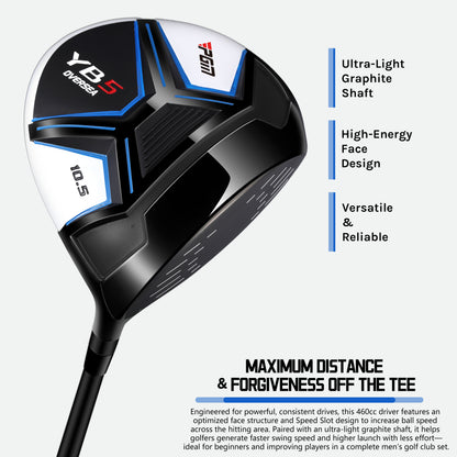 YB5 Men's Complete Golf Club Set