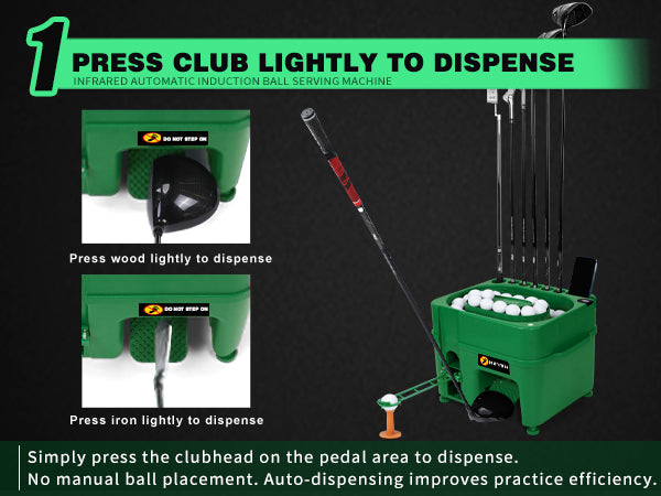 Golf Semi-Automatic Tee Machine