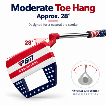 Old Glory Mallet Golf Putter