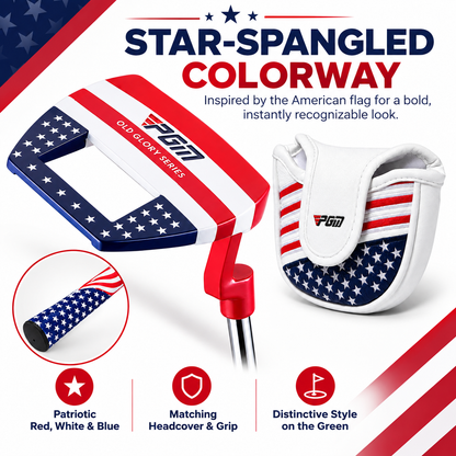 Old Glory Mallet Golf Putter