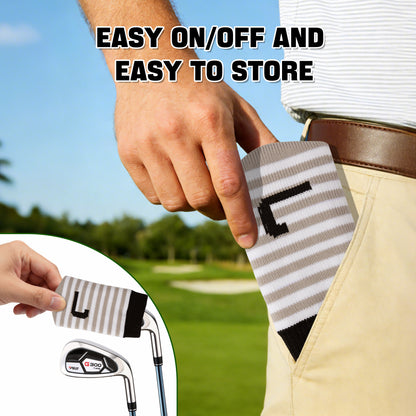 PGM 10 Pcs Golf Head Covers for Iron Club Set with Marked#Khaki