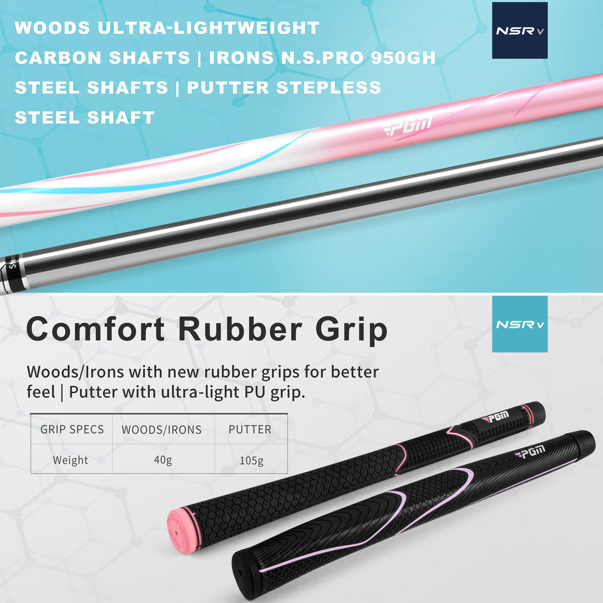 NSR 5 Women's Golf Club Full Set#Blue