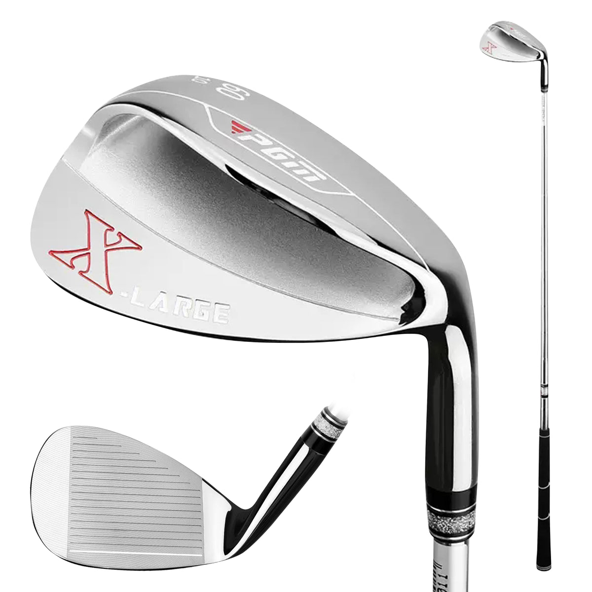 X-Large Golf Wedges for Men & Women - 56/60 Degree#Silver