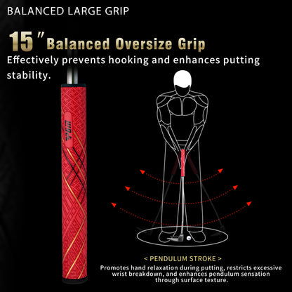 YB-011M CNC‑Milled Low‑CG Golf Putter#Black