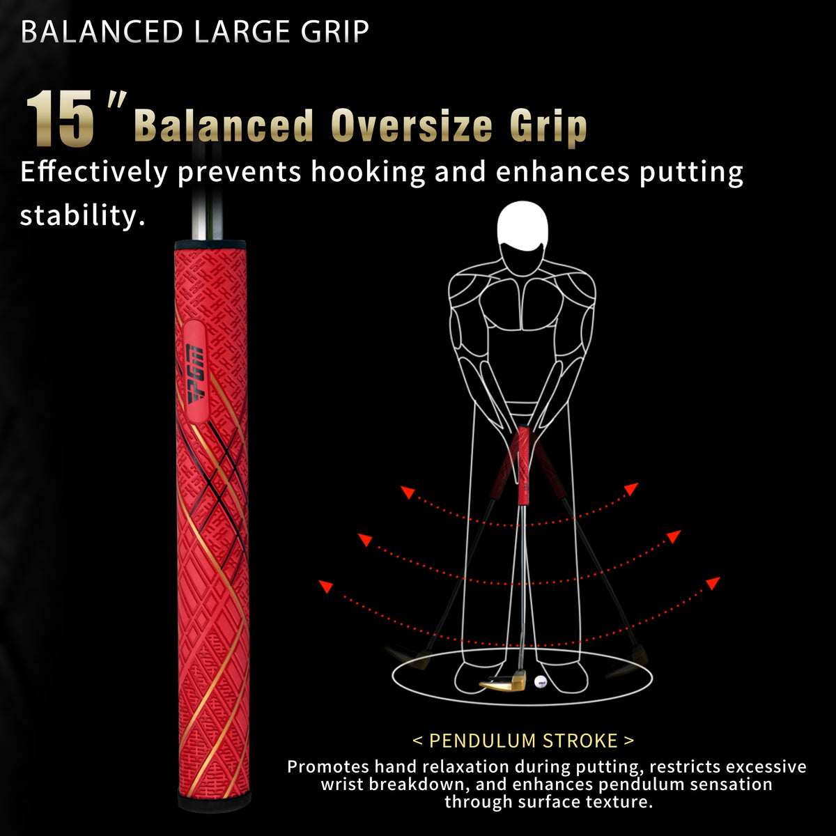 YB-011M CNC‑Milled Low‑CG Golf Putter#Gold
