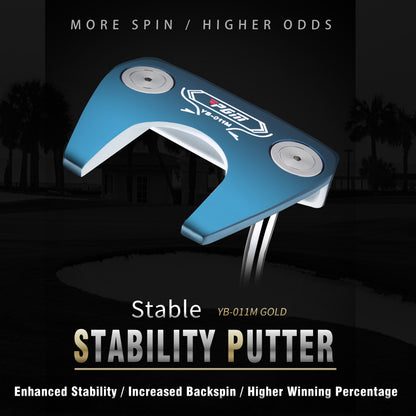 YB-011M CNC‑Milled Low‑CG Golf Putter#Blue