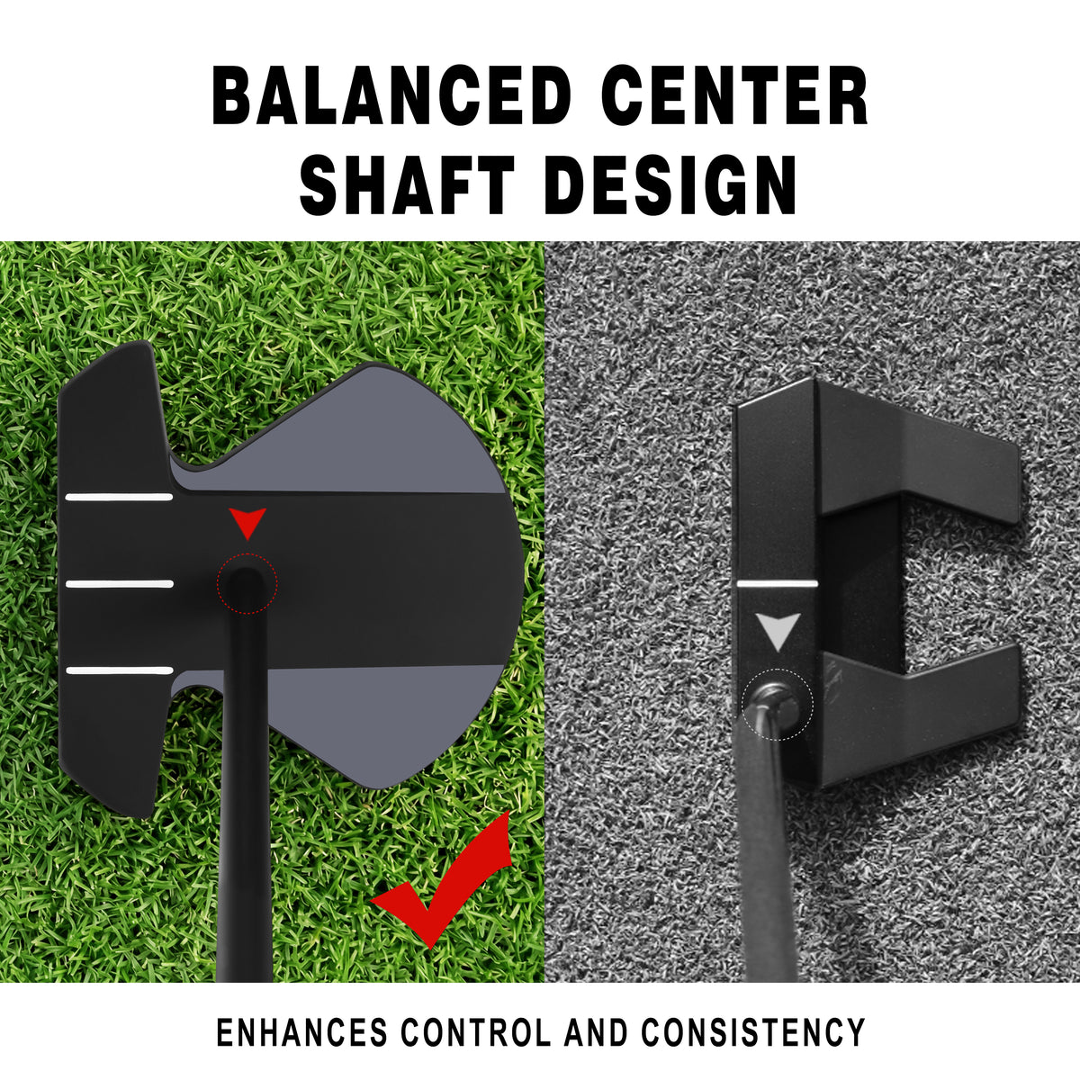 Zero Torque Putter#Black