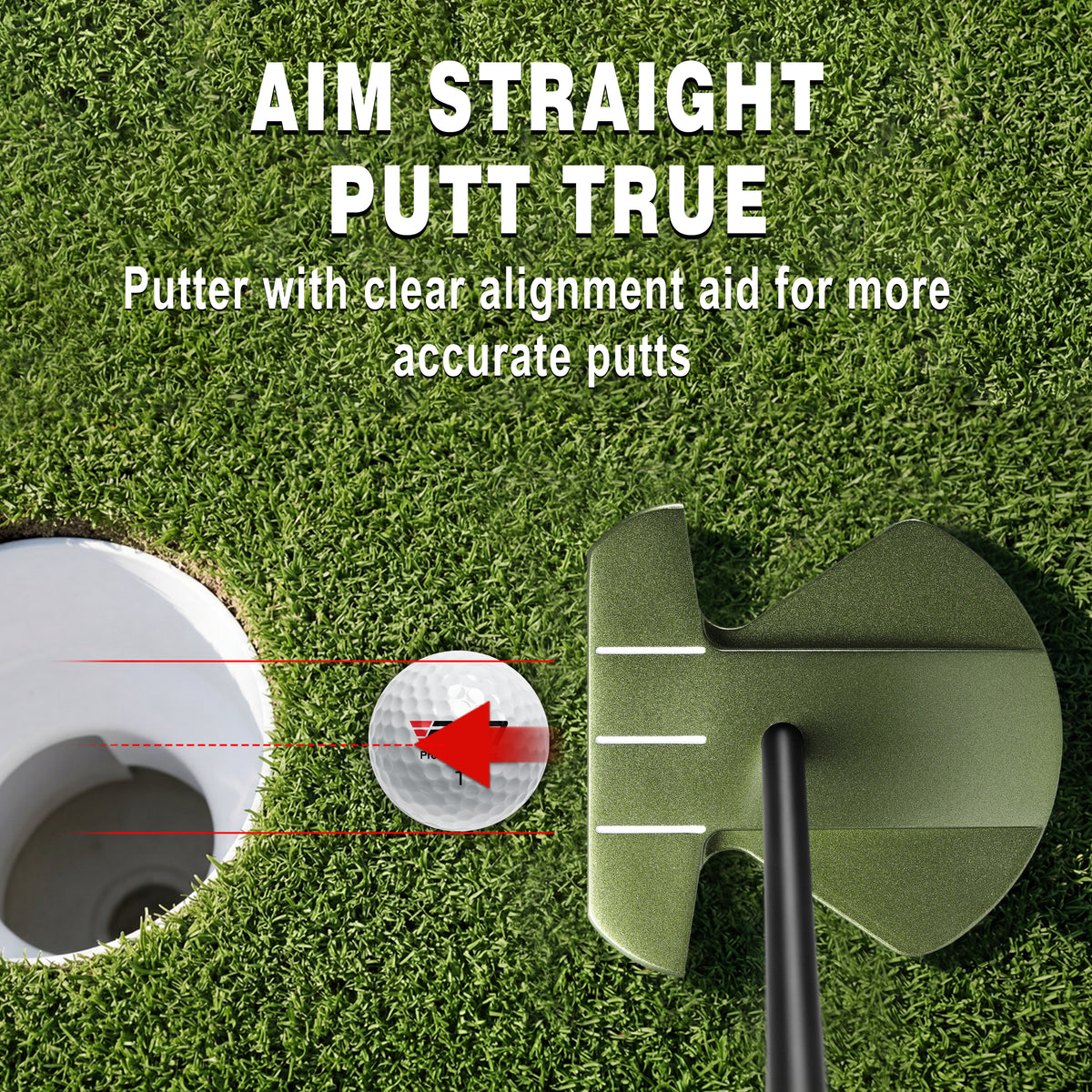 Zero Torque Putter#Green