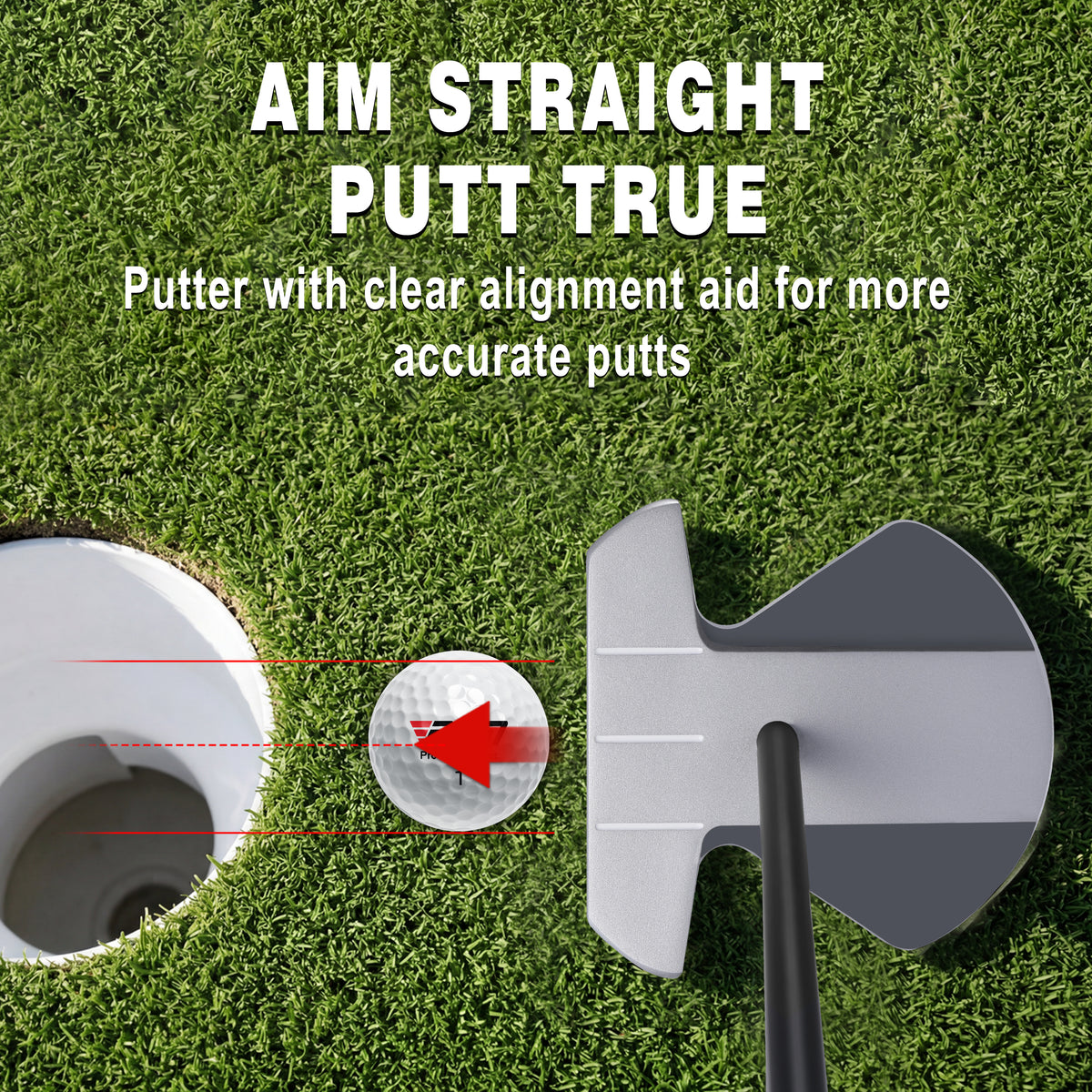 Zero Torque Putter#Silver