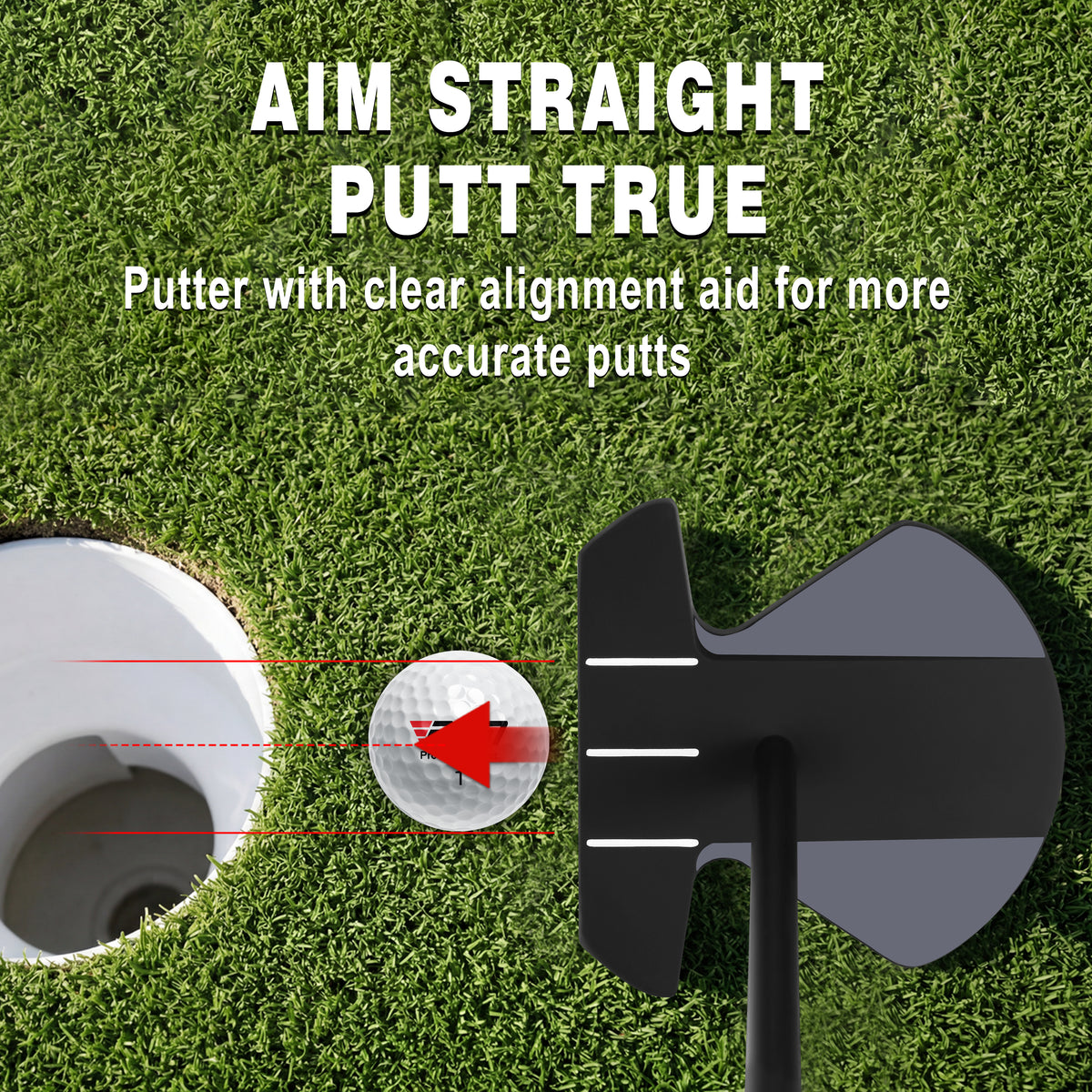 Zero Torque Putter#Black