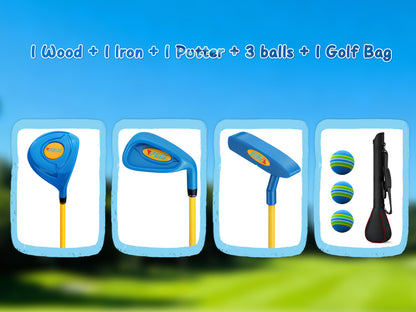 Toddler & Kids Golf Club Set#Blue