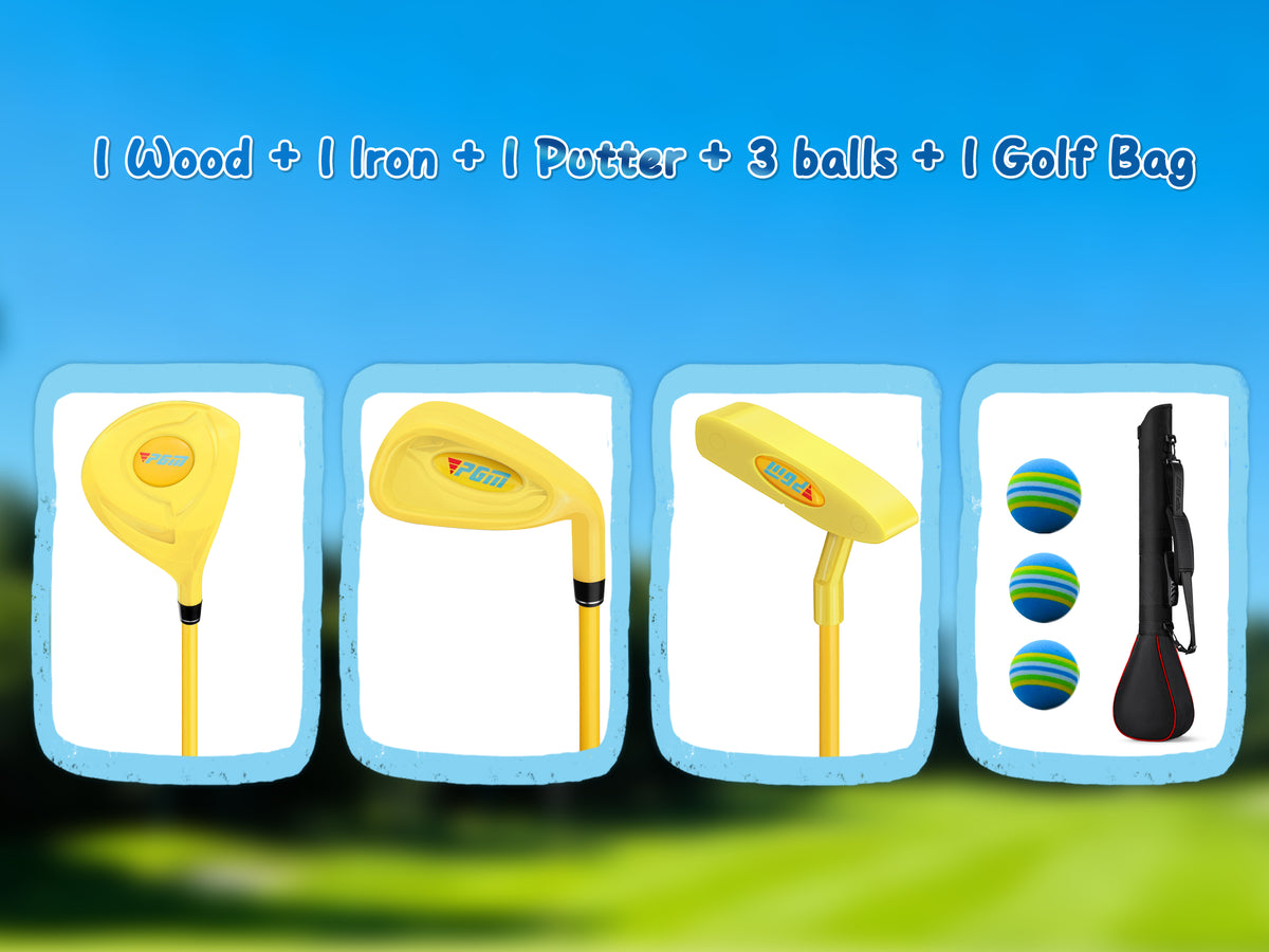 Toddler & Kids Golf Club Set#Yellow