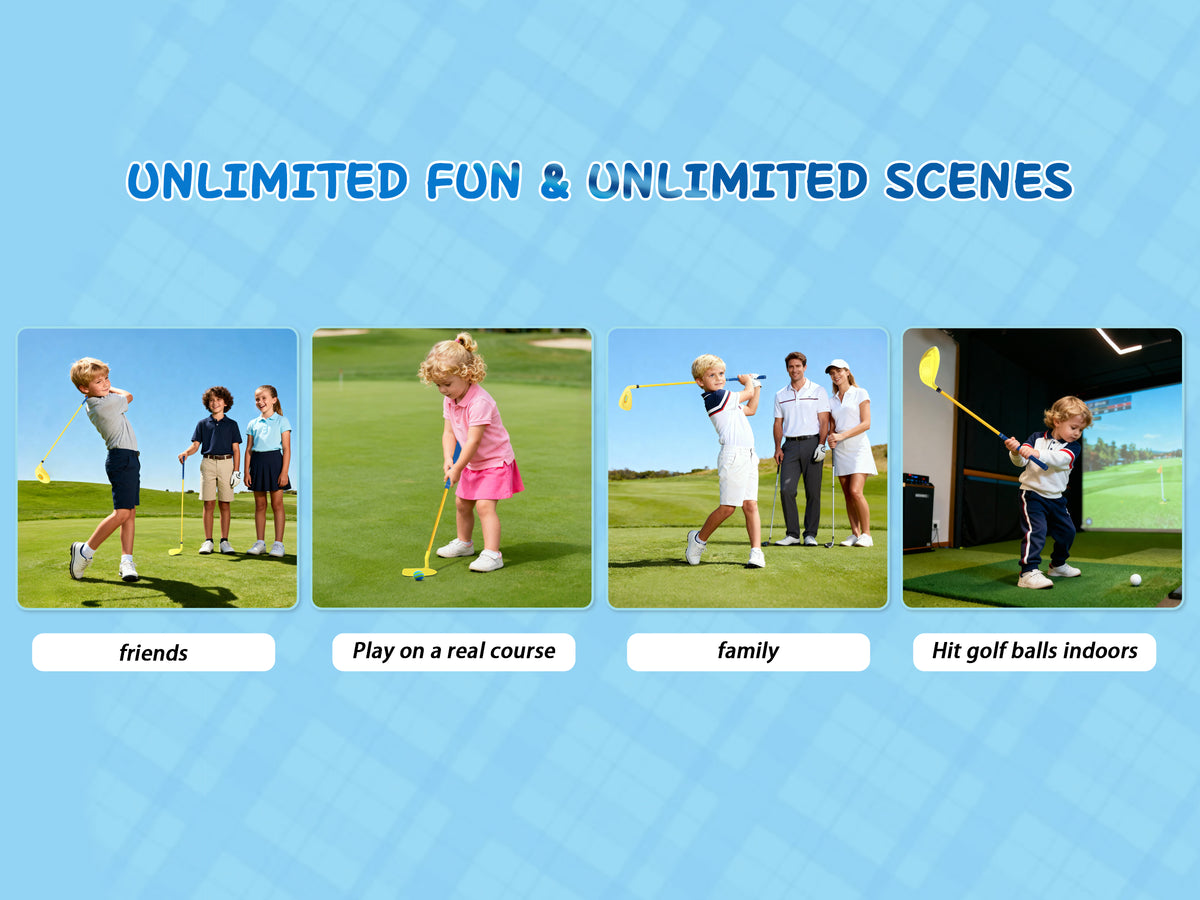 Toddler & Kids Golf Club Set#Yellow