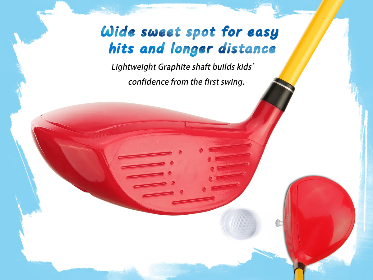 Toddler & Kids Golf Club Set#Red