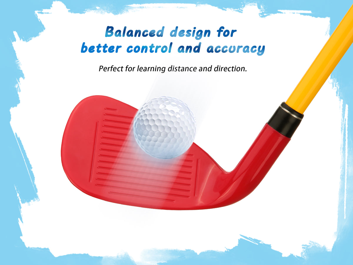 Toddler & Kids Golf Club Set#Red