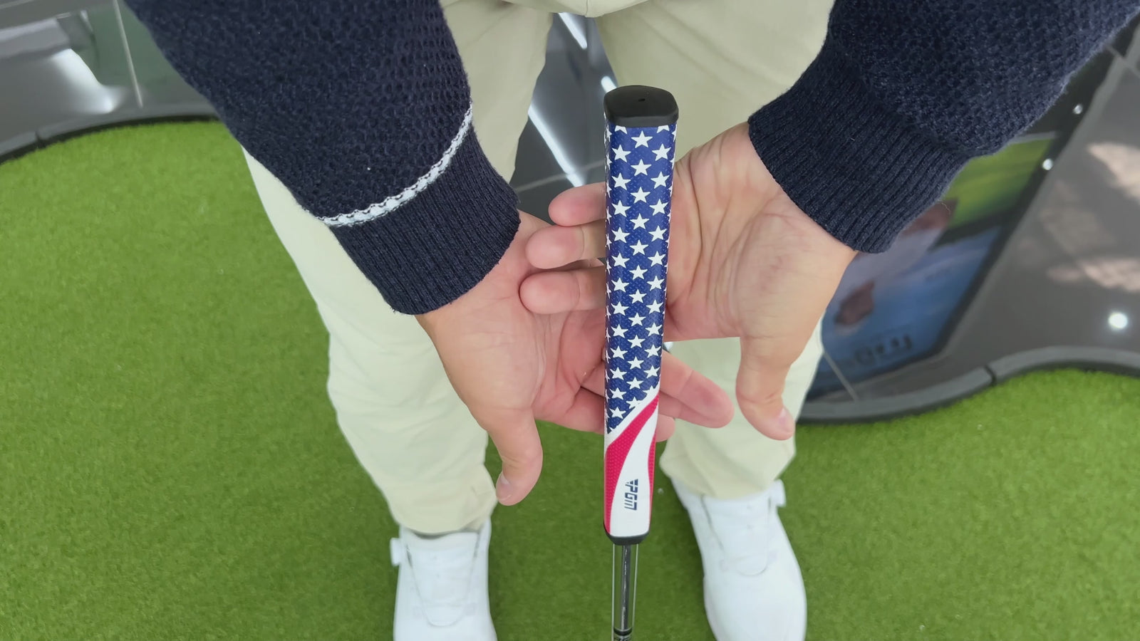 Old Glory Mallet Golf Putter